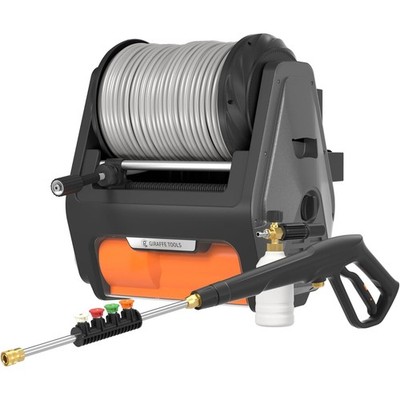 Giraffe Tools Max 3700PSI Electric Power Pressure Washer 100FT Hose Wall Mounted