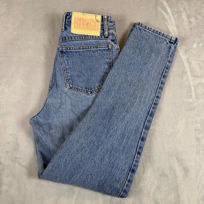 Vintage Bongo Jeans by Gene Montesano Womens 7 High Rise Acid Wash Straight Leg