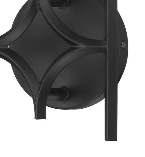 Minka Lavery 5032 Muncie 2 Light 9" Tall Wall Sconce - Coal - Picture 2 of 3