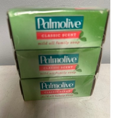 Palmolive Classic Scent Mild All Family Soap 3 Bar Pack 3.2oz Each 9.6oz Total