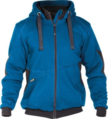 Dassy Sweatshirt-Jacke Pulse COPES80 Azurblau/Anthrazitgrau