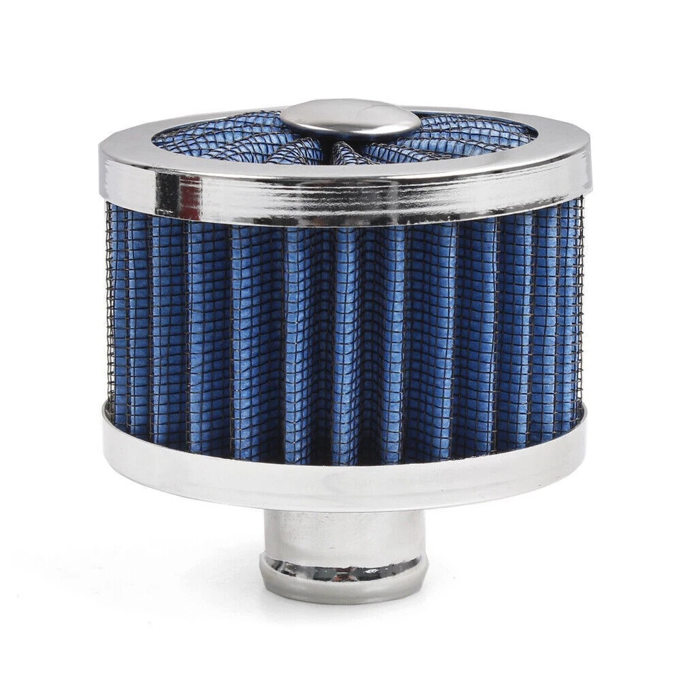 2X 1" Extra Flow Breather Blue 1" Push In Vent Filter for Valve Cover Foto 2 de 4