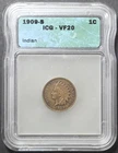 1909-S Indian Cent, ICG VF20