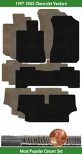 Custom Ultimat Carpet Mat Set for 1997-2005 Chevrolet Venture (4 pieces) #EVL