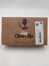 Lot 2 Flat Claw Clips for Women Large Size Strong Hold Various Colors/Designs