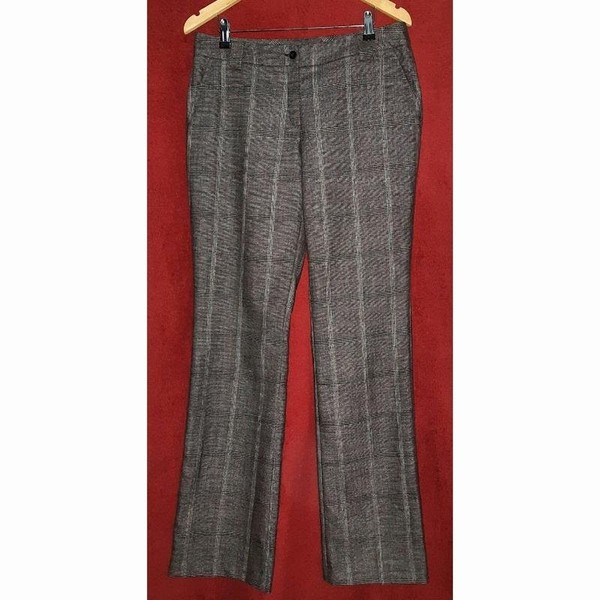 Women Daniel Hechter Trousers Grey Polyester 38 /