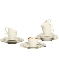Seltmann Weiden Zoé Fine Diamond Uni Kaffee-Set 18-Tlg.