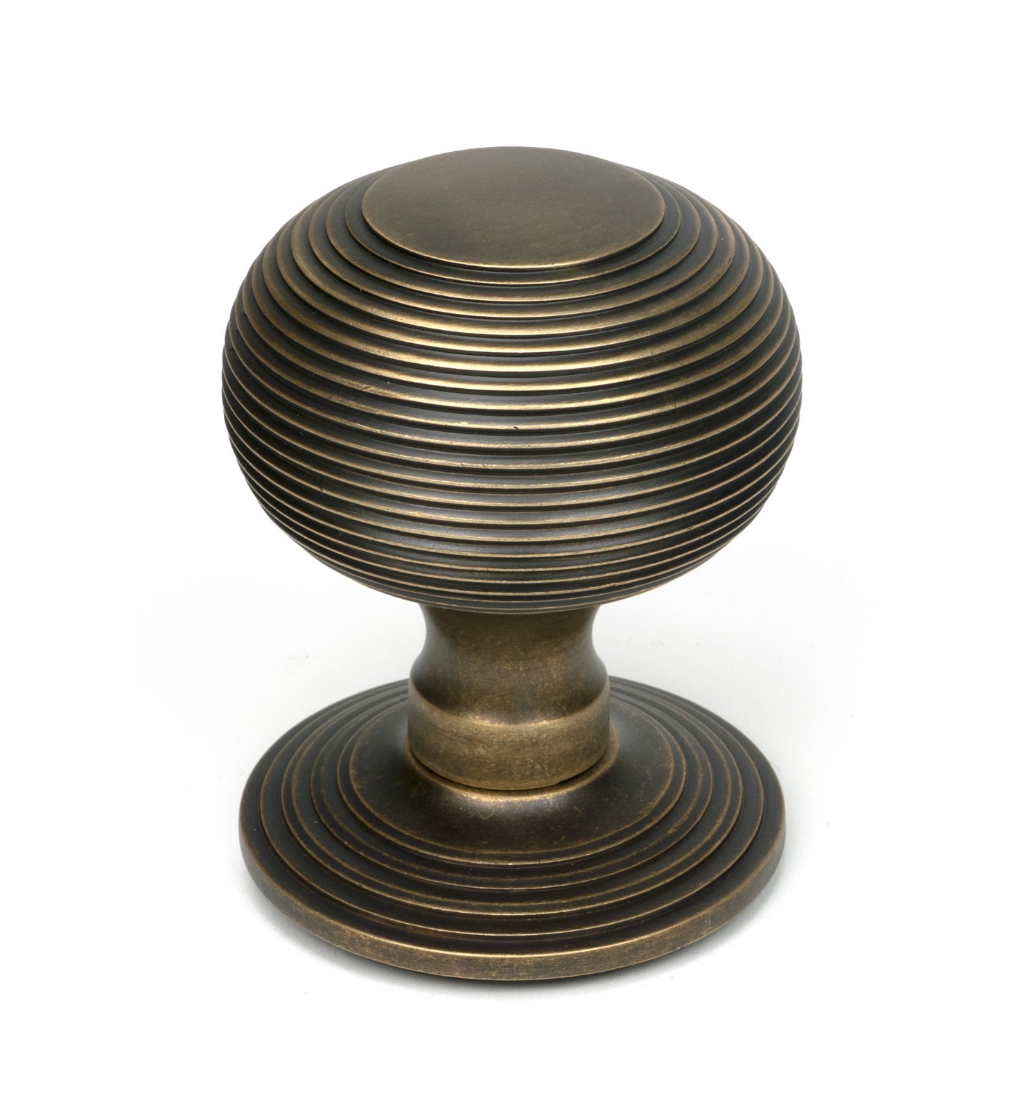 From The Anvil 52161 Burnished Brass Beehive Centre Door Knob