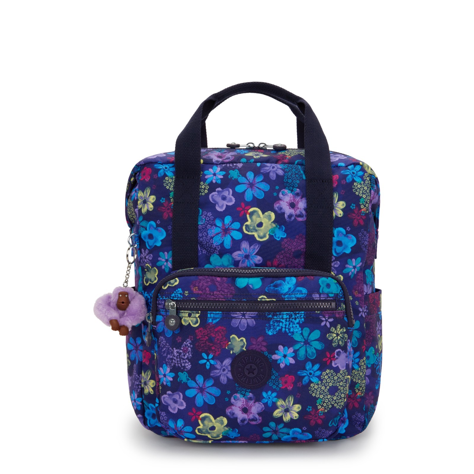 Kipling BUDDY Medium Backpack - Dark Flower Stamp RRP £88