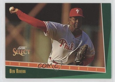1993 Score Select 1992 Rookie Ben Rivera #329 sb7
