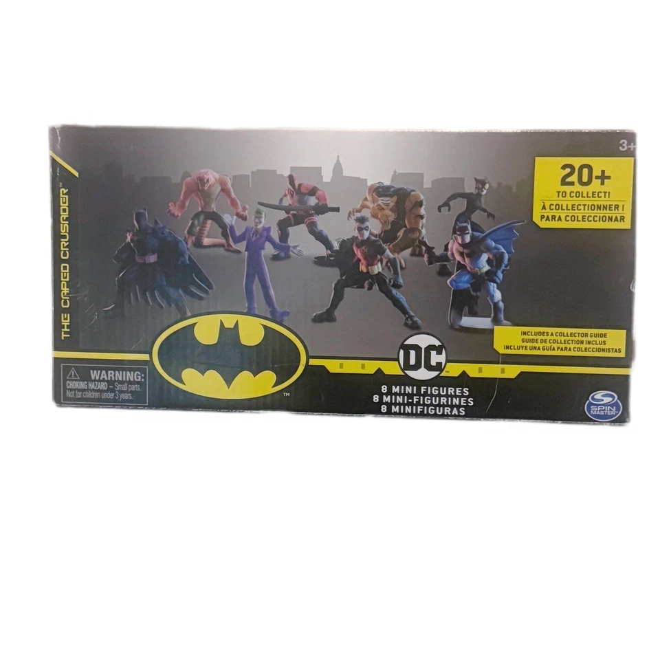 DC Comics Batman El Cruzado Enmascarado 8 Mini Figuras Coleccionista Guía Set Foto 3 de 3