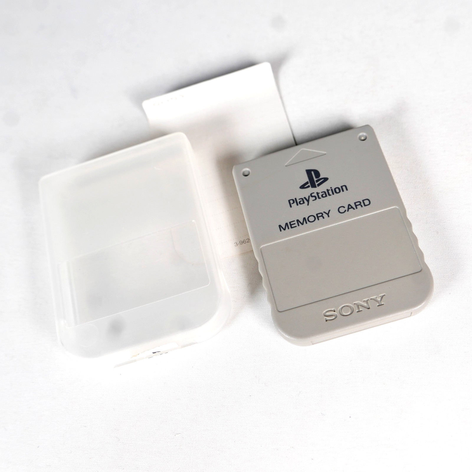 Carte Memoire Memory Card Sony Playstation PS1 Officiel SCPH-1020 Grey 8