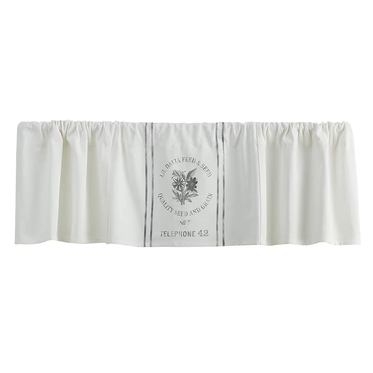 Park Designs Seed Sack Window Valance