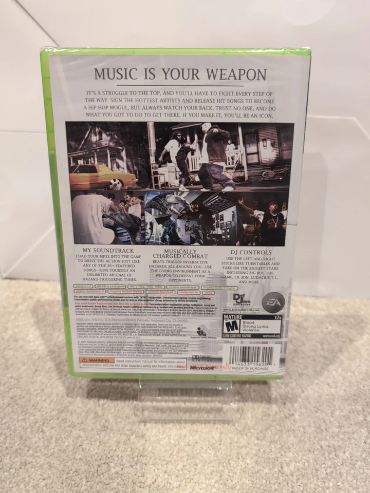Def Jam: Icon (Microsoft Xbox 360, 2007) Brand-New Factory Sealed NTSC - Image 4 of 4