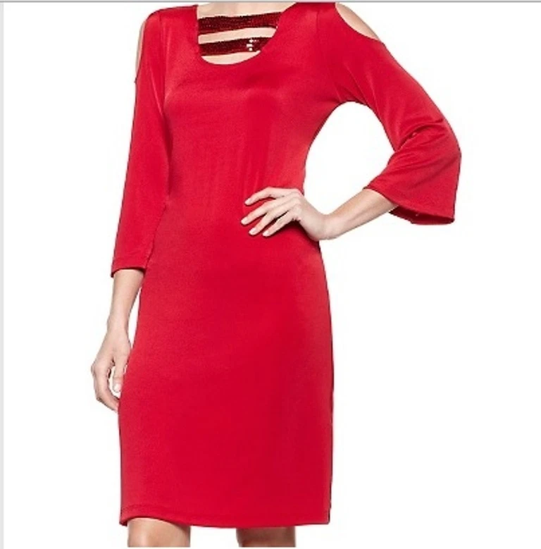 Red plus hotsell size church dress