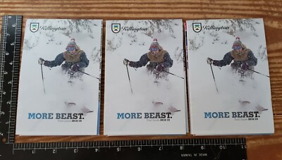 (3)- 2018/19 KILLINGTON, VT SKI TRAIL MAPS NEVER USED CONDITION 