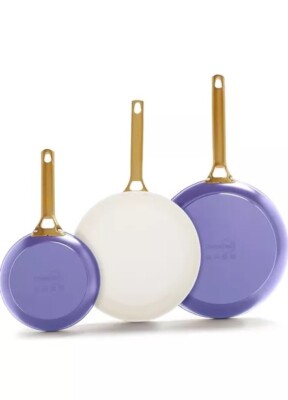 GreenPan Reserve 3pk (8'', 10'' & 12'') Hard Anodized Healthy Ceramic Nonstick