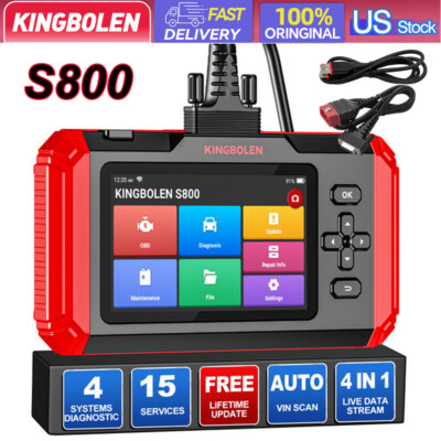 2026 KINGBOLEN S800 OBD2 Car Scanner Engine ABS SRS SAS TPMS EPB Diagnostic Tool