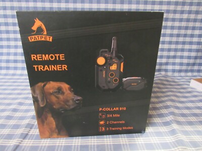 PatPet Remote Trainer P-Collar 910 Ch Mode (New Open Box Item) FREE  SHIPPING