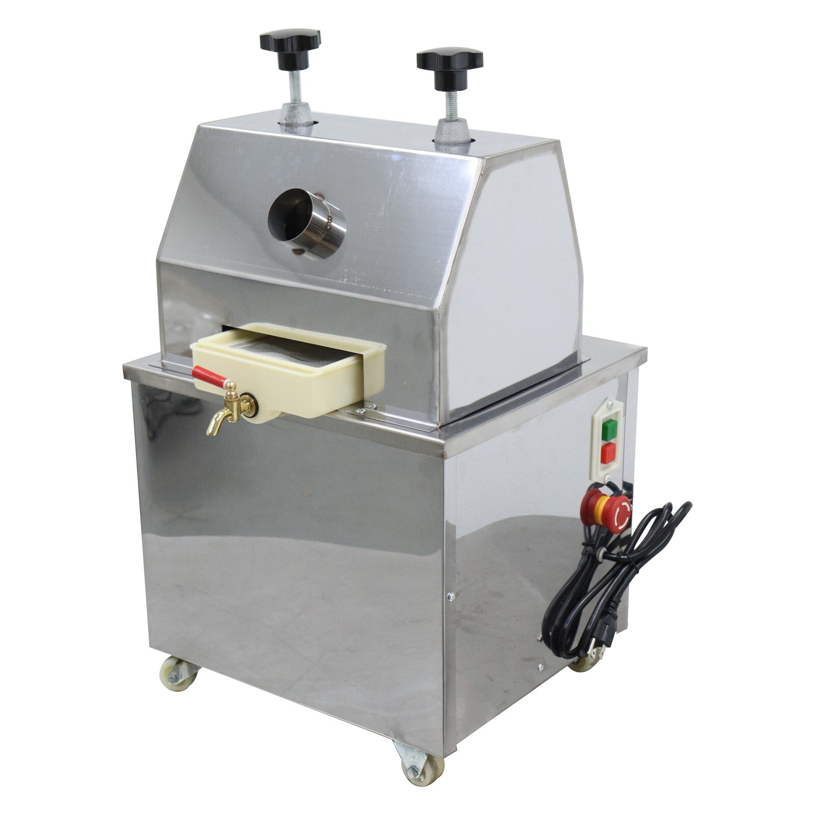 Sugar Cane Juicer Electric Sugarcane Press Mini 110V 1100W Desktop Sugar Cane Gi