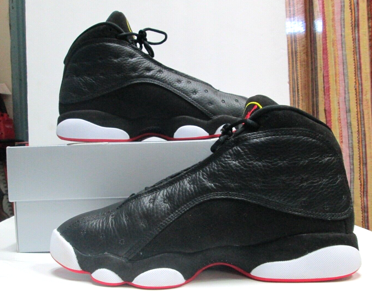 GREAT Air Jordan 13 Retro Playoffs 2023 414571-062 Black True Red