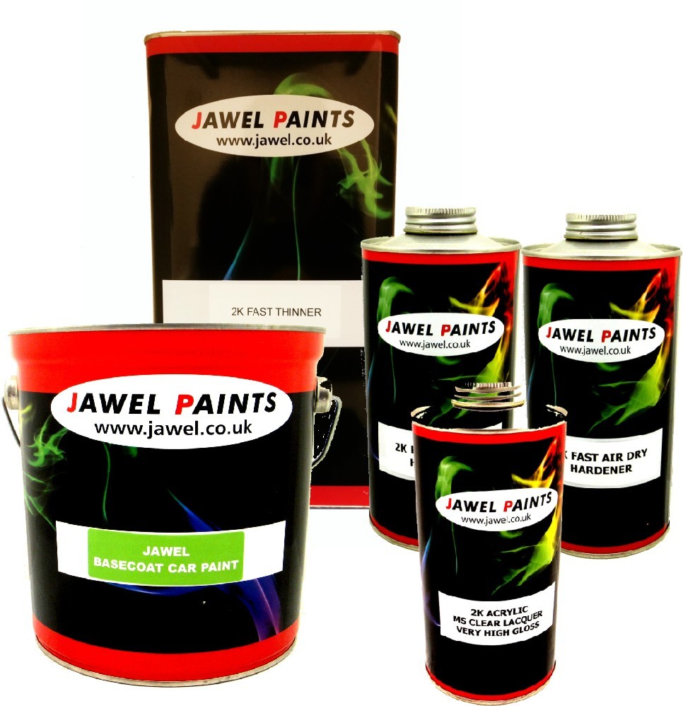 Custom Car Paint Ford ELECTRIC ORANGE Pearl Metallic Respray Kit 10.5