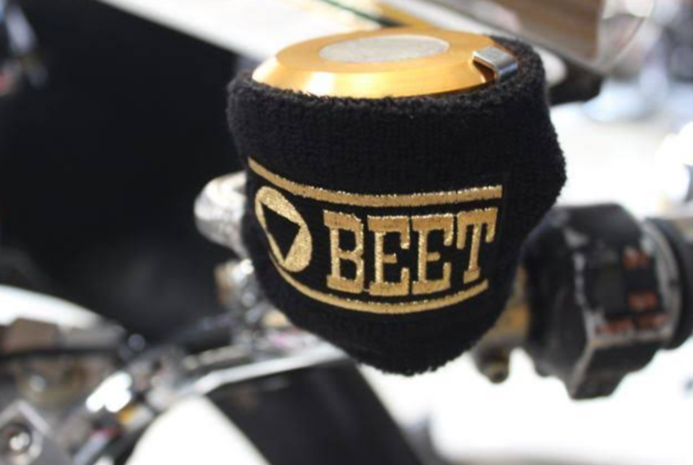 Bike Custom Parts BEET Japan Wrist Band Brake Master Reservoir Cup Black Bike Custom Parts BEET Japan Wrist Band Brake Master Reservoir Cup Black