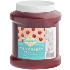  Creamery Ave. Cherry Dessert / Sundae Topping 1/2 Gallon