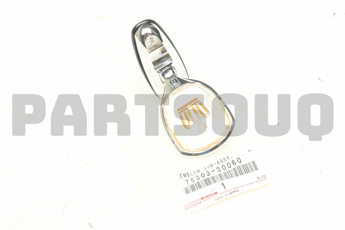 7530330060 Genuine Toyota EMBLEM SUB-ASSY, HOOD 75303-30060 | eBay