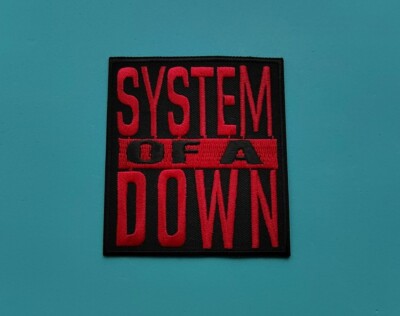 Music Sew On Iron On Patch System Of A Down Rock Band Embroidered
