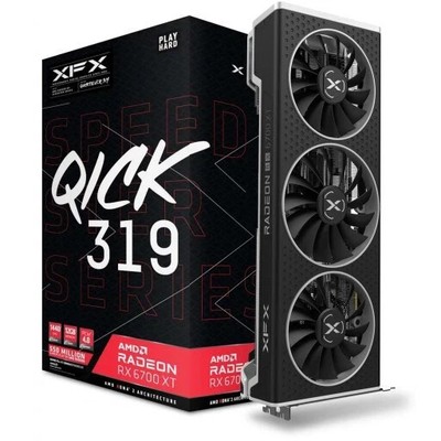 AMD XFX Speedster QICK319 RX 6700 XT 12GB GDDR6 GPU - Brandneu - Versiegelt