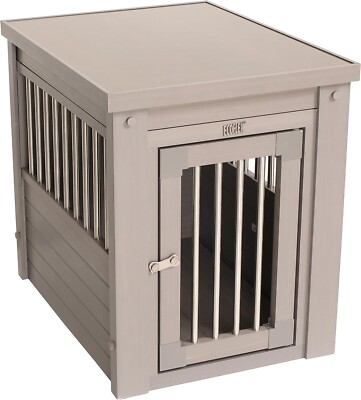 New Age Pet ecoFLEX Pet Crate/End Table, Medium, Grey