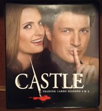 Castle seasons 3 & 4 open binder / album - never used - from Cryptozoic - Rare