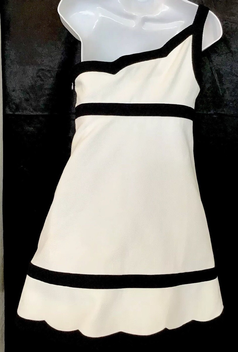 valentino black white dress Valentino Garavani Crepe Couture Mini Dress