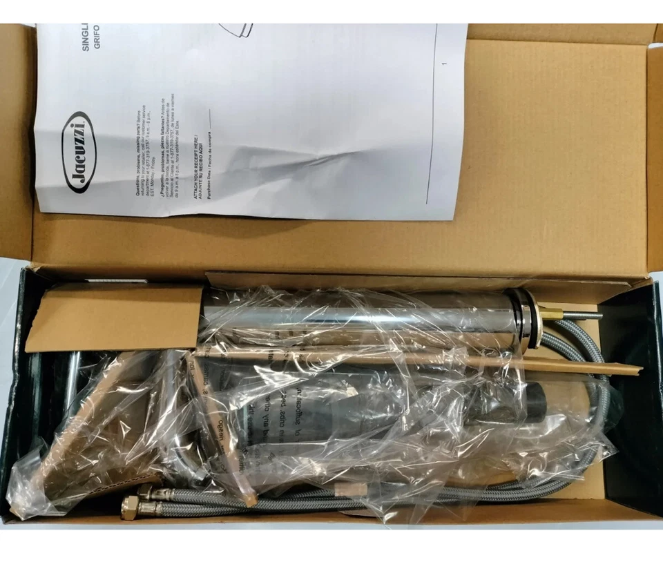 ДЖАКУЗИ 835541 ELGIN POLSIHED ХРОМ ОТДЕЛКА ОДНА РУЧКА СОСУД КРАН НОВЫЙ - Изображение 4 из 4