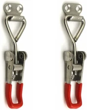 Toggle Latch Clamp 4001 2Pcs, 304 Stainless Steel Adjustable Hasp Latches Quick