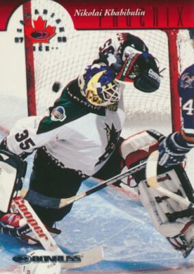 1997-98 Donruss Canadian Ice #75 NIKOLAI KHABIBULIN - Phoenix Coyotes