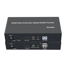 1920X1080P @60Hz HDMI KVM Fiber Extender over SC Fiber Optical Cable to 20Km
