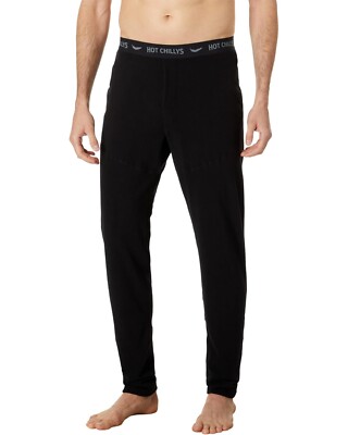 Hot Chillys L82908 Mens Black Fleece La Moñtana Pants Size XL