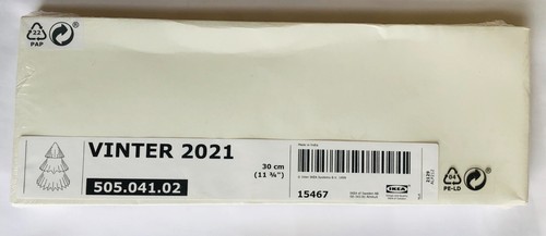 Ikea VINTER 2021 Decoration 3D Christmas Tree Paper Green 505.041.02 11 ¾" - Picture 2 of 5