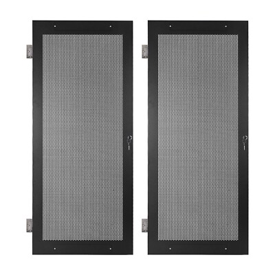 Sound Town Server Rack Doors, for STRK-M30U Server Rack (STRK-DS30U)