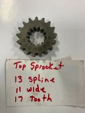 polaris snomobile Top Sprocket 17 tooth 13 spline 11 wide  oem new Artic 107-218