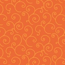 KimberBell Basics By Maywood Studio - Orange Scrolls 8243-OO