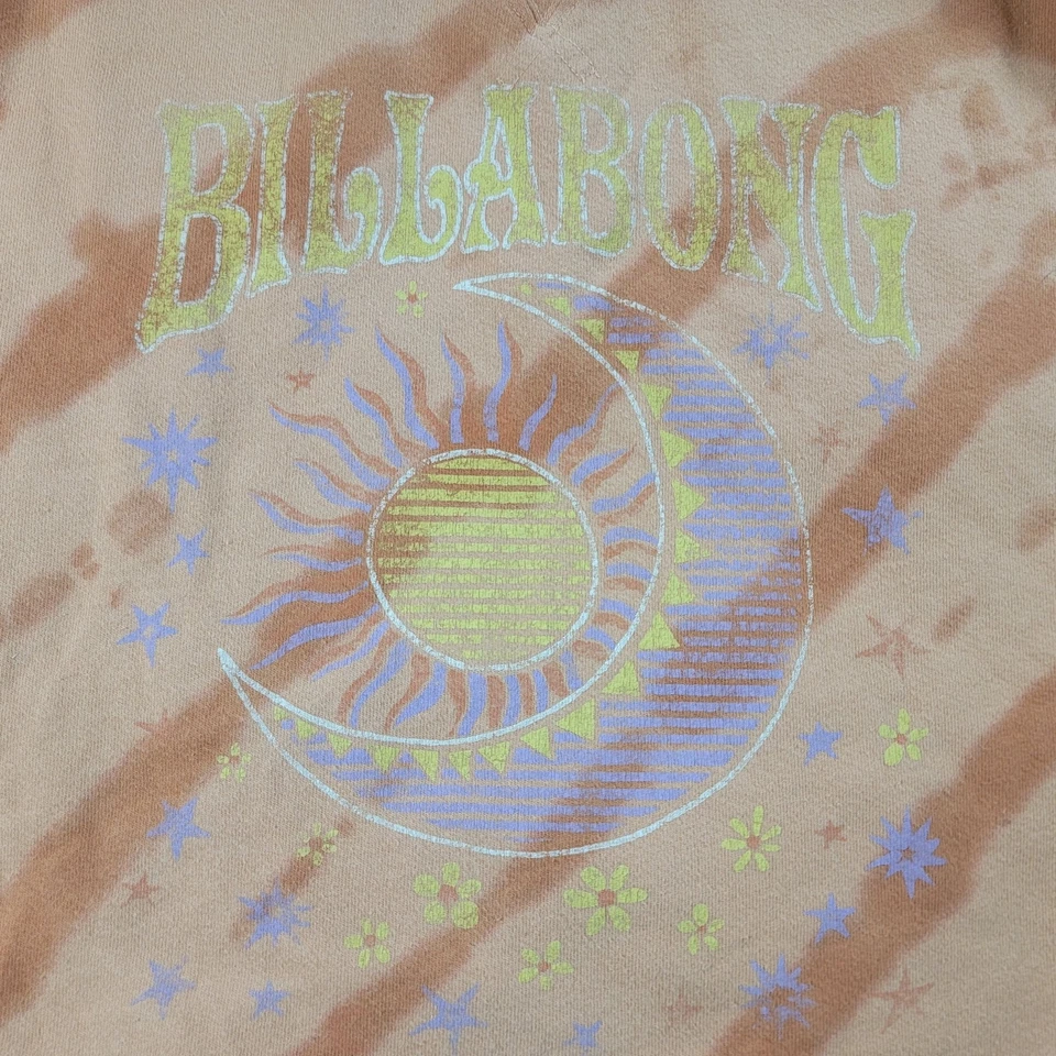 Pullover informal manga larga naranja mediano polar Billabong Making Waves para niñas Foto 3 de 4