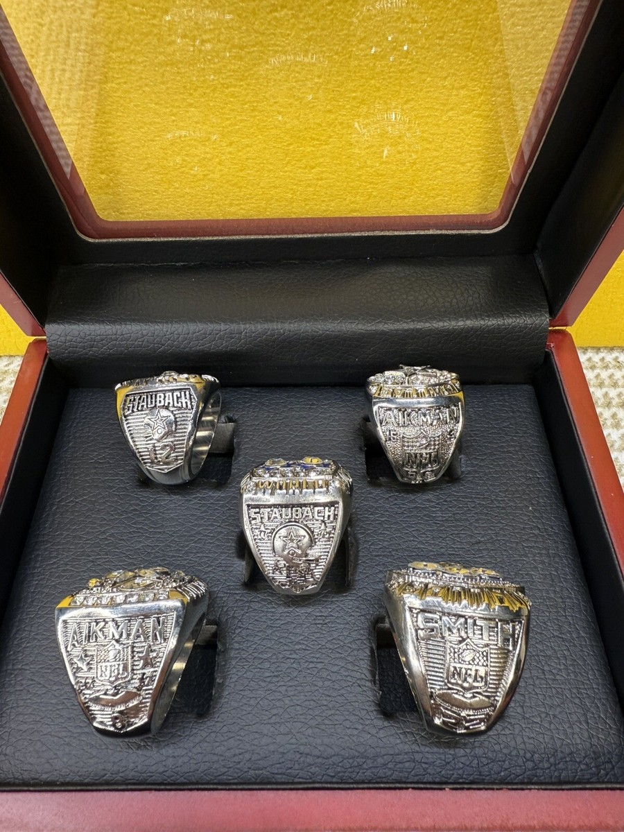 Dallas Cowboys Super Bowl 5 Ring Set with Display Box | eBay