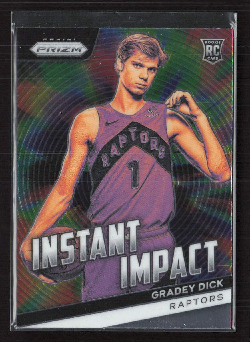 2023-24 Panini Prizm #20 Gradey Dick Instant Impact Toronto Raptors (S)