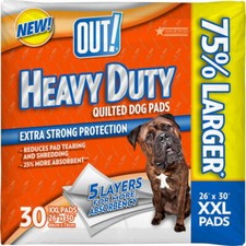 Heavy Duty XXL Dog Pads - Absorbent Pet Training and Puppy Pads - 26 X 30