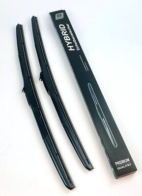 2x Hybrid 65/40 Hallenwerk  Scheibenwischer SET JAPAN DESIGN NEW FLEX TECHNOLOGY
