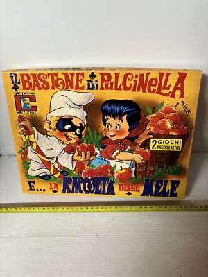 The Stick Of Puffin And The Collection Of Apples Game IN Box Clementoni