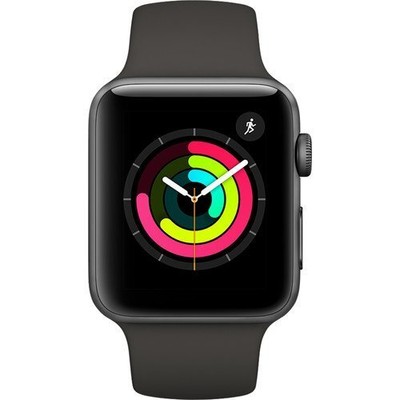 Apple Watch Series 3 (GPS), 42mm Space Gray Aluminum Case +Gray Sport Band MR362